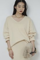 【ガリャルダガランテ/GALLARDAGALANTE】の【セットアップ対応】メリノウールVニット ベージュ|ID: prp329100004748430 ipo3291000000036129362