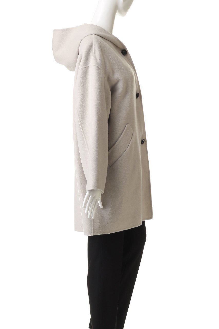 【エリオポール/heliopole】のダブルフェイスフーディーコート 人気、トレンドファッション・服の通販 founy(ファニー) 　ファッション　Fashion　レディースファッション　Fashion for Women　アウター　Coat / Outerwear Collection　コート・ロングコート・ピーコート　Long Coats, Peacoats & More　ダブル　Double, Double-Breasted　フェイス　Face, Facial Design　ロング　Long, Long-Length　エレガント 上品　Elegant　other-3|ID: prp329100004748434 ipo3291000000036015334