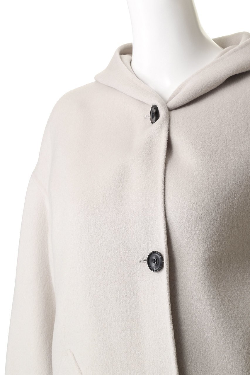 【エリオポール/heliopole】のダブルフェイスフーディーコート 人気、トレンドファッション・服の通販 founy(ファニー) 　ファッション　Fashion　レディースファッション　Fashion for Women　アウター　Coat / Outerwear Collection　コート・ロングコート・ピーコート　Long Coats, Peacoats & More　ダブル　Double, Double-Breasted　フェイス　Face, Facial Design　ロング　Long, Long-Length　エレガント 上品　Elegant　other-5|ID: prp329100004748434 ipo3291000000036015336