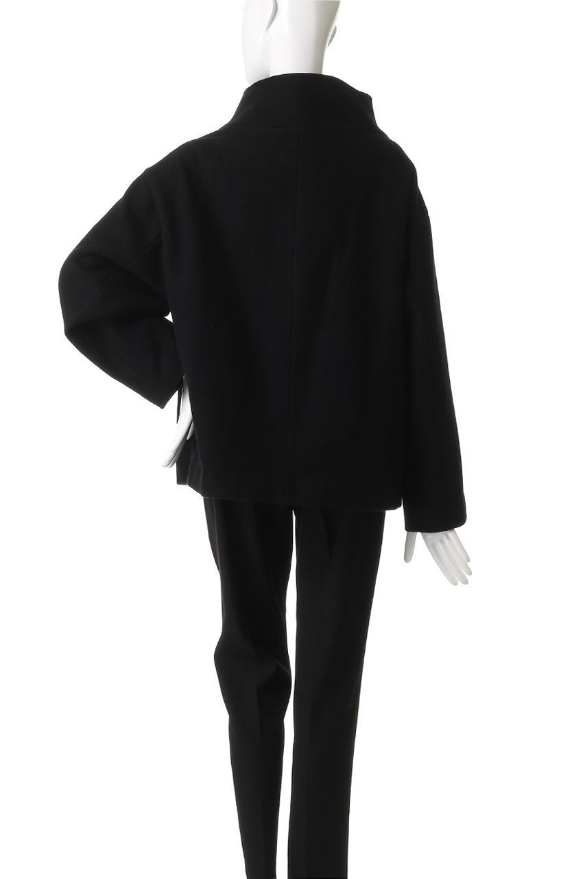 【エリオポール/heliopole】のウールスタンドカラーブルゾン 人気、トレンドファッション・服の通販 founy(ファニー) 　ファッション　Fashion　レディースファッション　Fashion for Women　アウター　Coat / Outerwear Collection　レディースジャケット・軽アウター　Jackets　ブルゾンジャケット・スポーティアウター　Blouson Jackets　ジャケット　Jacket, Outerwear　スタンド　Stand Collar, Upright Stand　ダブル　Double, Double-Breasted　ドット　Polka Dot, Dot Pattern　フロント　Front, Front Design　ブルゾン　Blouson, Bomber Jacket　メルトン　Melton, Heavy Wool　エレガント 上品　Elegant　other-4|ID: prp329100004748435 ipo3291000000035412175