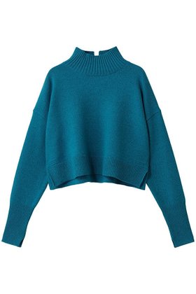 【ランバン オン ブルー/LANVIN en Bleu】 メランジクロップドハイネックニット人気、トレンドファッション・服の通販 founy(ファニー) ファッション Fashion レディースファッション Fashion for Women トップス・カットソー Cut & Sew Tops ニット Knit Tops & Sweaters カジュアルプルオーバー・ニットトップス Pullovers & Knit Tops / Casual Pullovers おすすめ Recommended / Our Picks クロップド Cropped, Short Length スラックス Slacks, Dress Pants スリット Slit, Slit Detail デニム Denim, Jeans Material バランス Balance, Style Balance メランジ Melange, Mixed Yarn 新作・新入荷 New Arrivals / New In |ID:prp329100004748439