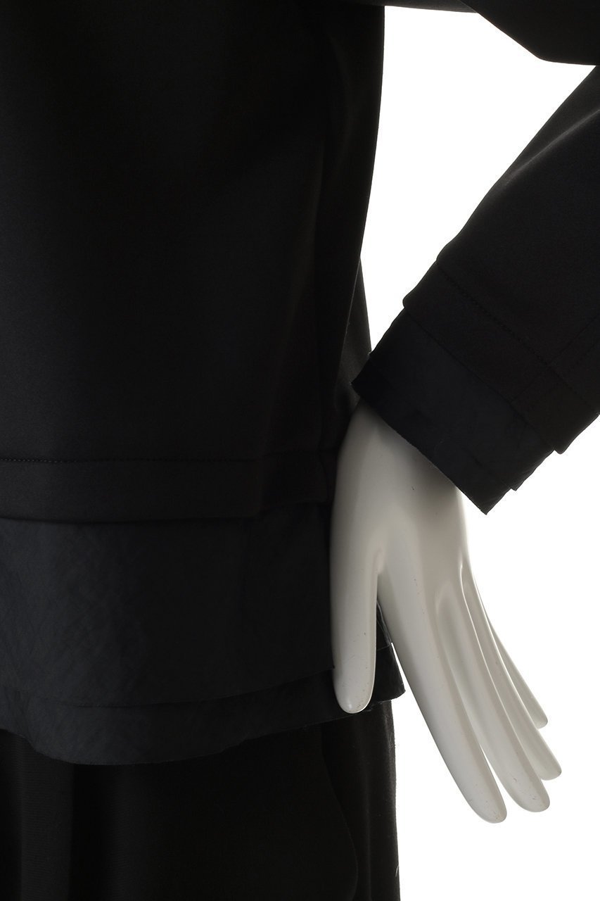 【ランバン オン ブルー/LANVIN en Bleu】のシャツカラーコンビカットソー 人気、トレンドファッション・服の通販 founy(ファニー) 　ファッション　Fashion　レディースファッション　Fashion for Women　トップス・カットソー　Cut & Sew Tops　シャツ・ブラウス・オフィスカジュアル　Elegant Blouses & Button-Ups　ロングTシャツ・Tシャツ　Longline T-Shirts & Tees　カットソー・ベーシックTシャツ　Cut-and-Sewn Tops / Stretch Tees & Basics　カットソー　Cut and Sewn Top　コンパクト　Compact, Small Size　コンビ　Combo, Combination Style　ショート　Short, Short Length　シンプル　Simple, Minimal　スリーブ　Sleeve, Long Sleeve / Short Sleeve　デニム　Denim, Jeans Material　トレンド　Trend, Trending Now　ボトム　Bottoms, Lower Wear　ロング　Long, Long-Length　ワイド　Wide, Wide Fit　other-6|ID: prp329100004748442 ipo3291000000036015358