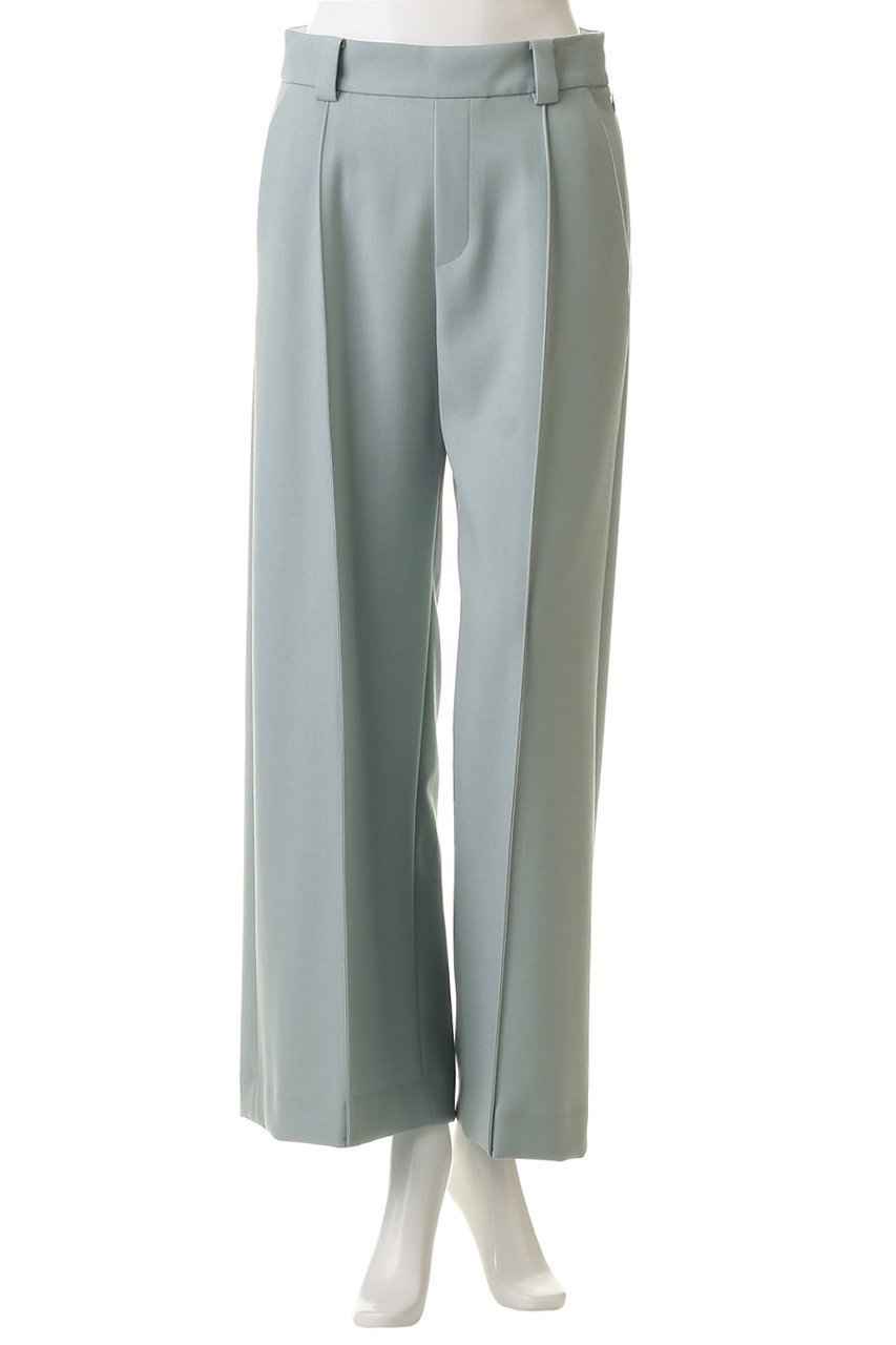 【ランバン オン ブルー/LANVIN en Bleu】のダブルクロスワイドパンツ 人気、トレンドファッション・服の通販 founy(ファニー) 　ファッション　Fashion　レディースファッション　Fashion for Women　パンツ　Pants & Trousers　シンプル　Simple, Minimal　センター　Center, Center Line　バランス　Balance, Style Balance　ビジネス 仕事 通勤　Business / Work / Commuting　フォーマル　Formal, Dressy　定番　Standard, Basic Item　other-2|ID: prp329100004748445 ipo3291000000035412195