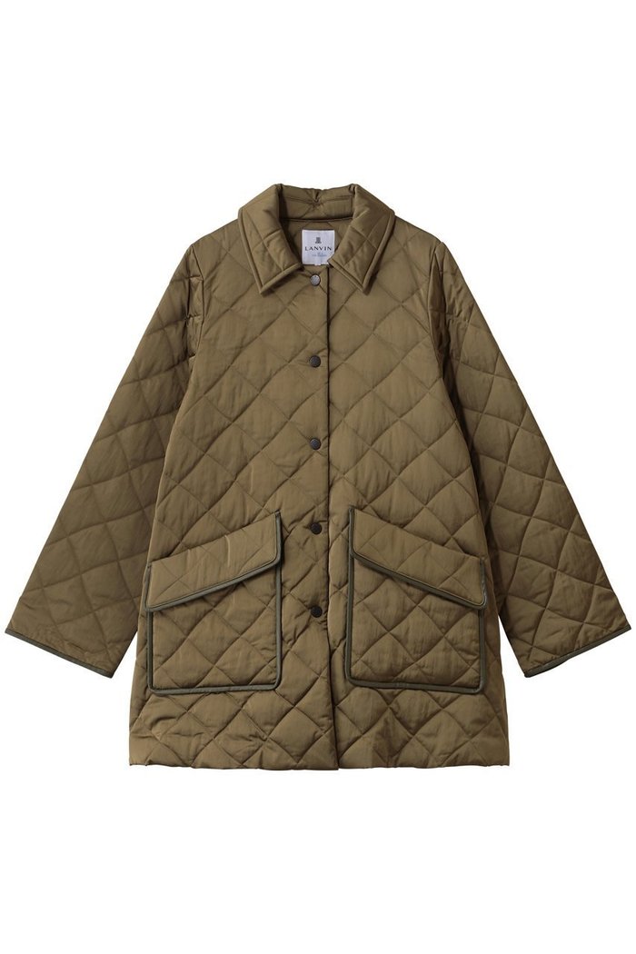 【ランバン オン ブルー/LANVIN en Bleu】のキルティングダウンハーフコート インテリア・キッズ・メンズ・レディースファッション・服の通販 founy(ファニー) https://founy.com/ ファッション Fashion レディースファッション Fashion for Women アウター Coat / Outerwear Collection コート・ロングコート・ピーコート Long Coats, Peacoats & More エレガント 上品 Elegant キルティング Quilted, Quilting ダウン Down, Puffer フレア Flare, Flared 冬 Winter / This Winter 新作・新入荷 New Arrivals / New In |ID: prp329100004748448 ipo3291000000034335528