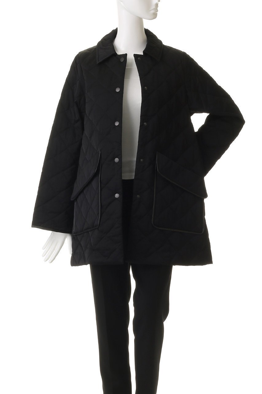 【ランバン オン ブルー/LANVIN en Bleu】のキルティングダウンハーフコート 人気、トレンドファッション・服の通販 founy(ファニー) 　ファッション　Fashion　レディースファッション　Fashion for Women　アウター　Coat / Outerwear Collection　コート・ロングコート・ピーコート　Long Coats, Peacoats & More　エレガント 上品　Elegant　キルティング　Quilted, Quilting　ダウン　Down, Puffer　フレア　Flare, Flared　冬　Winter / This Winter　新作・新入荷　New Arrivals / New In　other-7|ID: prp329100004748448 ipo3291000000034335543