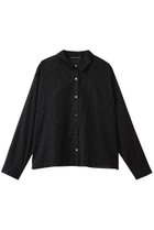 【ミズイロ インド/mizuiro ind】のflocky dots print shirt シャツ 人気、トレンドファッション・服の通販 founy(ファニー) ファッション Fashion レディースファッション Fashion for Women トップス・カットソー Cut & Sew Tops シャツ・ブラウス・オフィスカジュアル Elegant Blouses & Button-Ups ロングTシャツ・Tシャツ Longline T-Shirts & Tees クラシカル Classical, Vintage-Inspired ジャケット Jacket, Outerwear スリーブ Sleeve, Long Sleeve / Short Sleeve ドット Polka Dot, Dot Pattern ロング Long, Long-Length エレガント 上品 Elegant 新作・新入荷 New Arrivals / New In thumbnail black|ID: prp329100004748452 ipo3291000000034335567