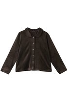【ミズイロ インド/mizuiro ind】のvelour round colllar shirt シャツ brown|ID:prp329100004748454