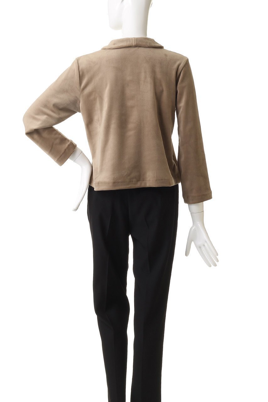 【ミズイロ インド/mizuiro ind】のベロアラウンドカラーシャツ 人気、トレンドファッション・服の通販 founy(ファニー) 　ファッション　Fashion　レディースファッション　Fashion for Women　トップス・カットソー　Cut & Sew Tops　シャツ・ブラウス・オフィスカジュアル　Elegant Blouses & Button-Ups　ベロアトップス　Velour Tops / Velvet-Look Items　コンパクト　Compact, Small Size　ショート　Short, Short Length　スリーブ　Sleeve, Long Sleeve / Short Sleeve　トレンド　Trend, Trending Now　フェミニン　Feminine, Girly　フレア　Flare, Flared　ベロア　Velour, Soft Velvet　ボトム　Bottoms, Lower Wear　ロング　Long, Long-Length　ワイド　Wide, Wide Fit　エレガント 上品　Elegant　other-4|ID: prp329100004748454 ipo3291000000036129395