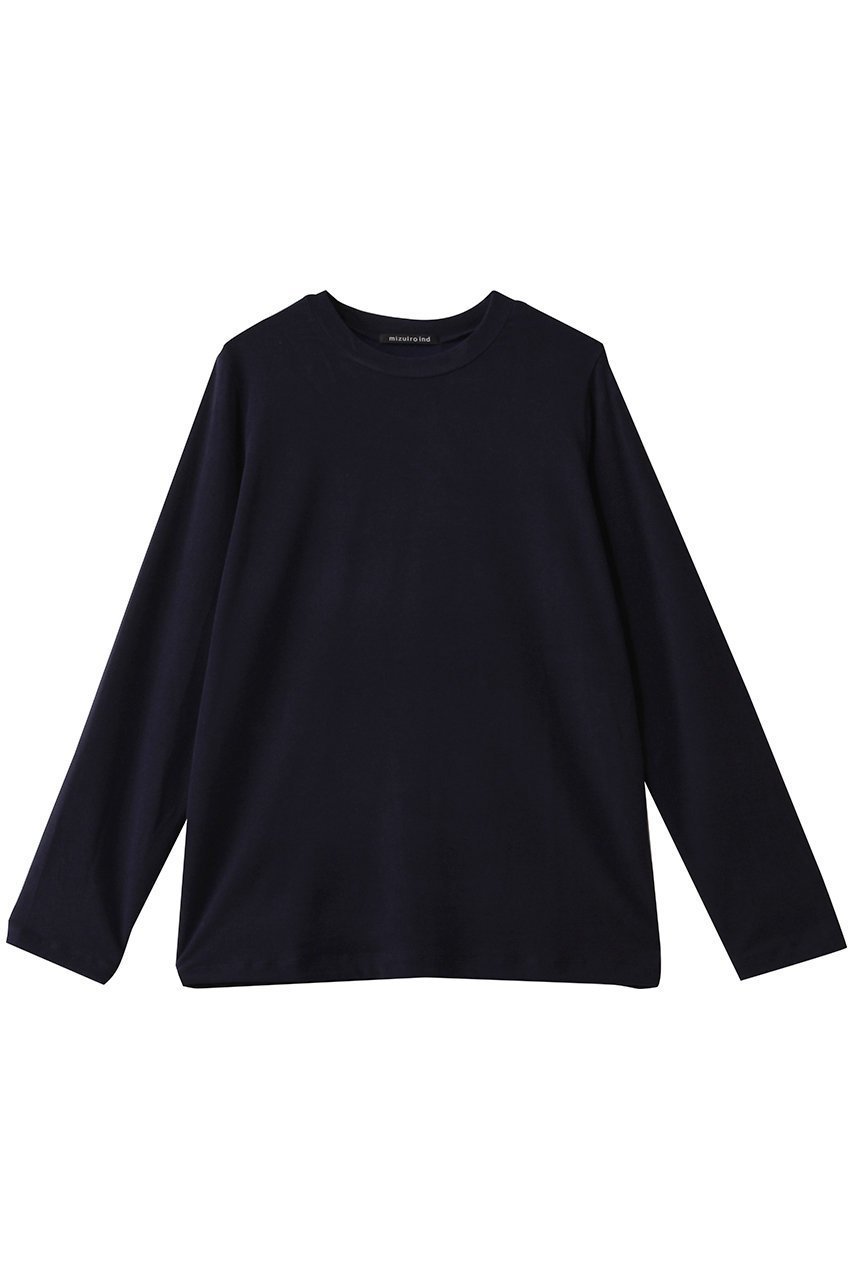 【ミズイロ インド/mizuiro ind】のthree layered compact T Tシャツ インテリア・キッズ・メンズ・レディースファッション・服の通販 founy(ファニー)  ファッション Fashion レディースファッション Fashion for Women トップス・カットソー Cut & Sew Tops シャツ・ブラウス・オフィスカジュアル Elegant Blouses & Button-Ups ロングTシャツ・Tシャツ Longline T-Shirts & Tees カットソー・ベーシックTシャツ Cut-and-Sewn Tops / Stretch Tees & Basics インナー Innerwear キャミワンピース Cami Dress, Slip Dress シンプル Simple, Minimal スリーブ Sleeve, Long Sleeve / Short Sleeve ベーシック Basic, Essential ロング Long, Long-Length 新作・新入荷 New Arrivals / New In A/W・秋冬 Autumn/Winter navy|ID: prp329100004748458 ipo3291000000034335610