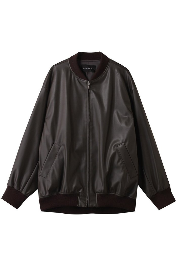 【ミズイロ インド/mizuiro ind】のsynthetic leather zip blouson ブルゾン インテリア・キッズ・メンズ・レディースファッション・服の通販 founy(ファニー) https://founy.com/ ファッション Fashion レディースファッション Fashion for Women アウター Coat / Outerwear Collection レディースジャケット・軽アウター Jackets ブルゾンジャケット・スポーティアウター Blouson Jackets ジャケット Jacket, Outerwear ドレープ Drape, Draping Fabric ブルゾン Blouson, Bomber Jacket マニッシュ Mannish, Boyish ミックス Mix, Mixed Style リアル Real, Realistic 新作・新入荷 New Arrivals / New In |ID: prp329100004748460 ipo3291000000034335622