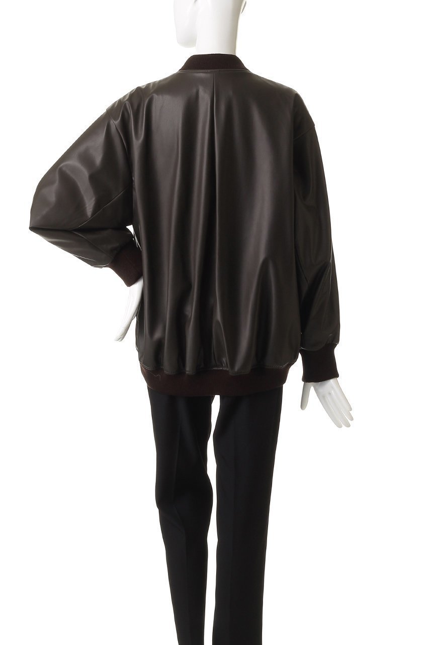 【ミズイロ インド/mizuiro ind】のsynthetic leather zip blouson ブルゾン 人気、トレンドファッション・服の通販 founy(ファニー) 　ファッション　Fashion　レディースファッション　Fashion for Women　アウター　Coat / Outerwear Collection　レディースジャケット・軽アウター　Jackets　ブルゾンジャケット・スポーティアウター　Blouson Jackets　ジャケット　Jacket, Outerwear　ドレープ　Drape, Draping Fabric　ブルゾン　Blouson, Bomber Jacket　マニッシュ　Mannish, Boyish　ミックス　Mix, Mixed Style　リアル　Real, Realistic　新作・新入荷　New Arrivals / New In　other-4|ID: prp329100004748460 ipo3291000000034335629