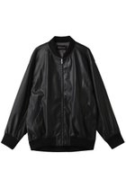 【ミズイロ インド/mizuiro ind】のシンセティックレザージップブルゾン black|ID: prp329100004748460 ipo3291000000036833442