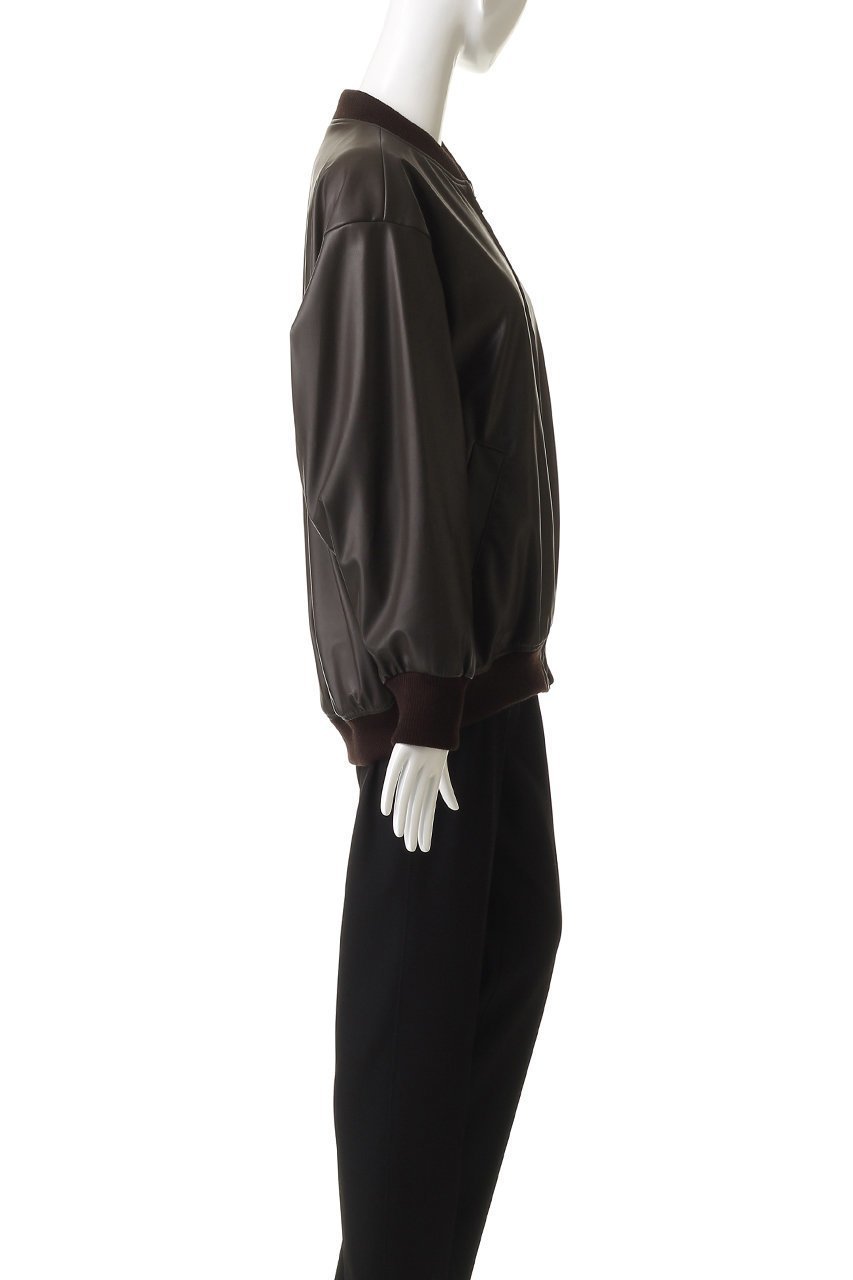 【ミズイロ インド/mizuiro ind】のシンセティックレザージップブルゾン 人気、トレンドファッション・服の通販 founy(ファニー) 　ファッション　Fashion　レディースファッション　Fashion for Women　アウター　Coat / Outerwear Collection　レディースジャケット・軽アウター　Jackets　ブルゾンジャケット・スポーティアウター　Blouson Jackets　ジャケット　Jacket, Outerwear　ドレープ　Drape, Draping Fabric　ブルゾン　Blouson, Bomber Jacket　マニッシュ　Mannish, Boyish　ミックス　Mix, Mixed Style　リアル　Real, Realistic　other-3|ID: prp329100004748460 ipo3291000000036833446