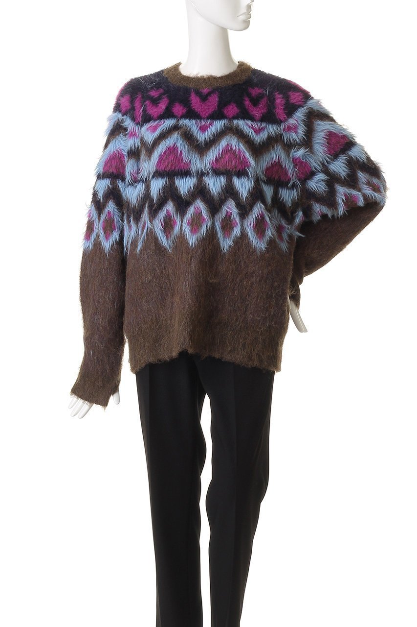 【メゾンスペシャル/MAISON SPECIAL】の【UNISEX】フェアアイル シャギーMIX JQDニット 人気、トレンドファッション・服の通販 founy(ファニー) ファッション Fashion レディースファッション Fashion for Women トップス・カットソー Cut & Sew Tops ニット Knit Tops & Sweaters カジュアルプルオーバー・ニットトップス Pullovers & Knit Tops / Casual Pullovers ユニセックス Unisex, Genderless なめらか Smooth, Silky Texture グラフィック Graphic, Graphic Design ショルダー Shoulder, Shoulder Strap ドロップ Drop Shoulder, Dropped Style other-2|ID: prp329100004748465 ipo3291000000034335666