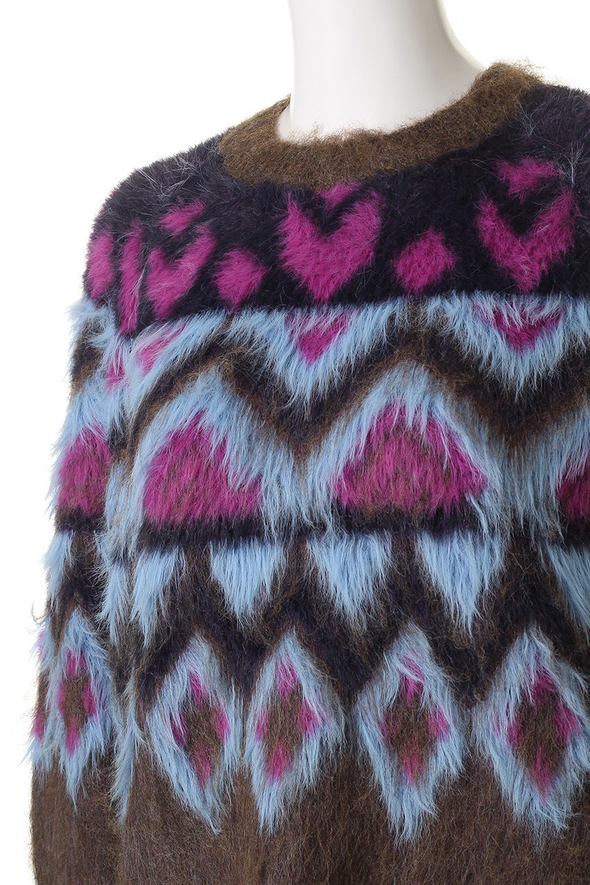 【メゾンスペシャル/MAISON SPECIAL】の【UNISEX】フェアアイル シャギーMIX JQDニット 人気、トレンドファッション・服の通販 founy(ファニー) 　ファッション　Fashion　レディースファッション　Fashion for Women　トップス・カットソー　Cut & Sew Tops　ニット　Knit Tops & Sweaters　カジュアルプルオーバー・ニットトップス　Pullovers & Knit Tops / Casual Pullovers　ユニセックス　Unisex, Genderless　なめらか　Smooth, Silky Texture　グラフィック　Graphic, Graphic Design　ショルダー　Shoulder, Shoulder Strap　ドロップ　Drop Shoulder, Dropped Style　other-5|ID: prp329100004748465 ipo3291000000036778742