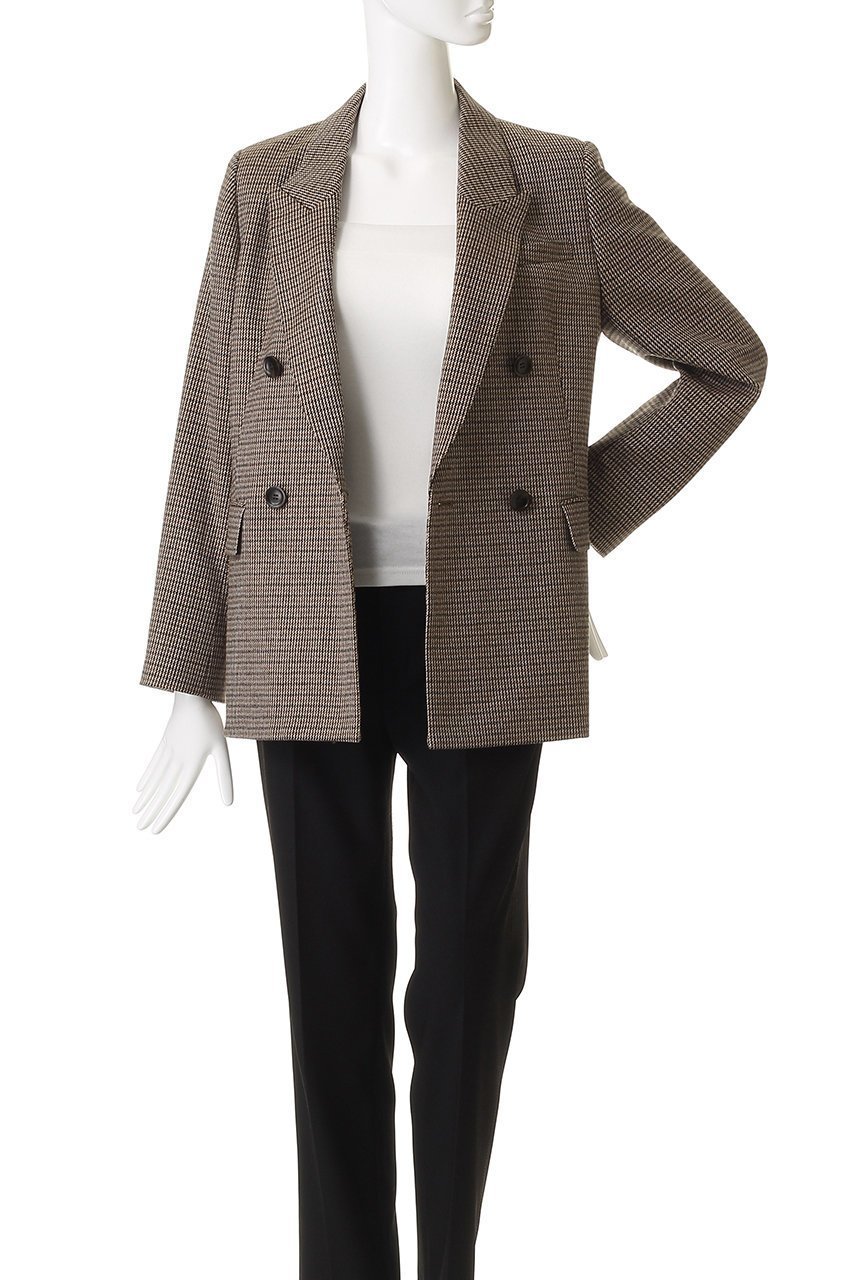 【アルアバイル/allureville】のCHIC-TWEEDダブルジャケット 人気、トレンドファッション・服の通販 founy(ファニー) 　ファッション　Fashion　レディースファッション　Fashion for Women　アウター　Coat / Outerwear Collection　レディースジャケット・軽アウター　Jackets　クラシカル　Classical, Vintage-Inspired　ジャケット　Jacket, Outerwear　ダブル　Double, Double-Breasted　チェック　Check, Plaid, Tartan　ツイード　Twill, Twill Weave　エレガント 上品　Elegant　新作・新入荷　New Arrivals / New In　other-7|ID: prp329100004748472 ipo3291000000034335714