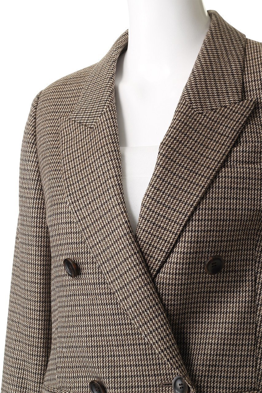 【アルアバイル/allureville】のCHIC-TWEEDダブルジャケット 人気、トレンドファッション・服の通販 founy(ファニー) 　ファッション　Fashion　レディースファッション　Fashion for Women　アウター　Coat / Outerwear Collection　レディースジャケット・軽アウター　Jackets　クラシカル　Classical, Vintage-Inspired　ジャケット　Jacket, Outerwear　ダブル　Double, Double-Breasted　チェック　Check, Plaid, Tartan　ツイード　Twill, Twill Weave　エレガント 上品　Elegant　other-5|ID: prp329100004748472 ipo3291000000036865416