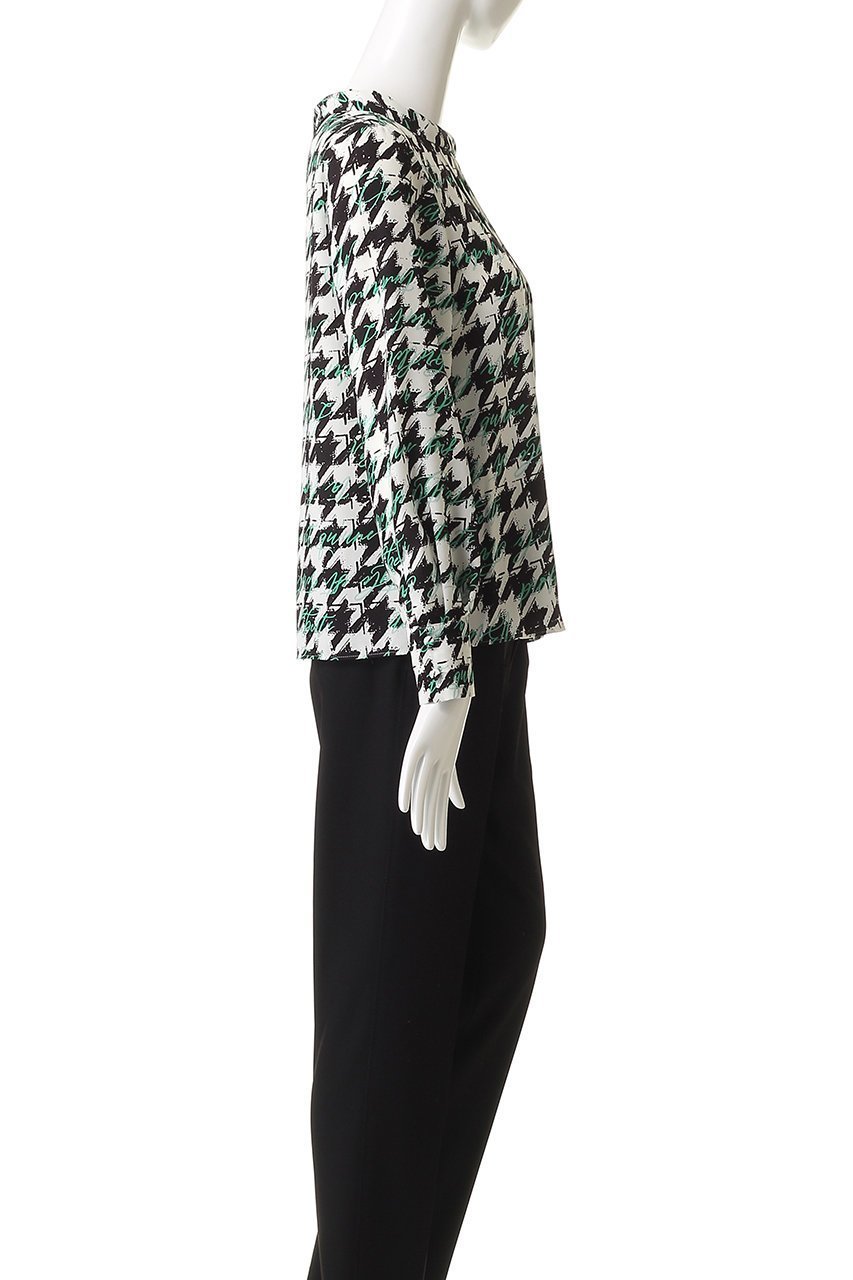 【アルアバイル/allureville】のチドリレタードブラウス 人気、トレンドファッション・服の通販 founy(ファニー) 　ファッション　Fashion　レディースファッション　Fashion for Women　トップス・カットソー　Cut & Sew Tops　シャツ・ブラウス・オフィスカジュアル　Elegant Blouses & Button-Ups　スリーブ　Sleeve, Long Sleeve / Short Sleeve　デニム　Denim, Jeans Material　プリント　Print, Printed Pattern　プリーツ　Pleats, Pleated　ロング　Long, Long-Length　other-3|ID: prp329100004748475 ipo3291000000036129407