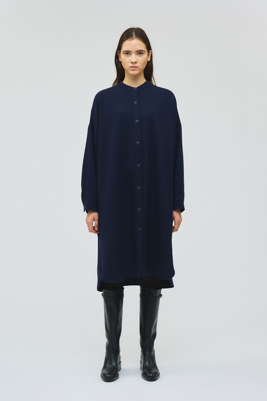 【ミズイロ インド/mizuiro ind】のスタンドカラーシャツワンピース 人気、トレンドファッション・服の通販 founy(ファニー) 　ファッション　Fashion　レディースファッション　Fashion for Women　ワンピース　Dresses　シャツワンピース / 1枚で着映えコーデ　Shirt Dresses　チュニック　Tunic Tops & Dresses　おすすめ　Recommended / Our Picks　シンプル　Simple, Minimal　スタンド　Stand Collar, Upright Stand　チュニック　Tunic, Long Top　ボトム　Bottoms, Lower Wear　ロング　Long, Long-Length　エレガント 上品　Elegant　other-7|ID: prp329100004748482 ipo3291000000034387276