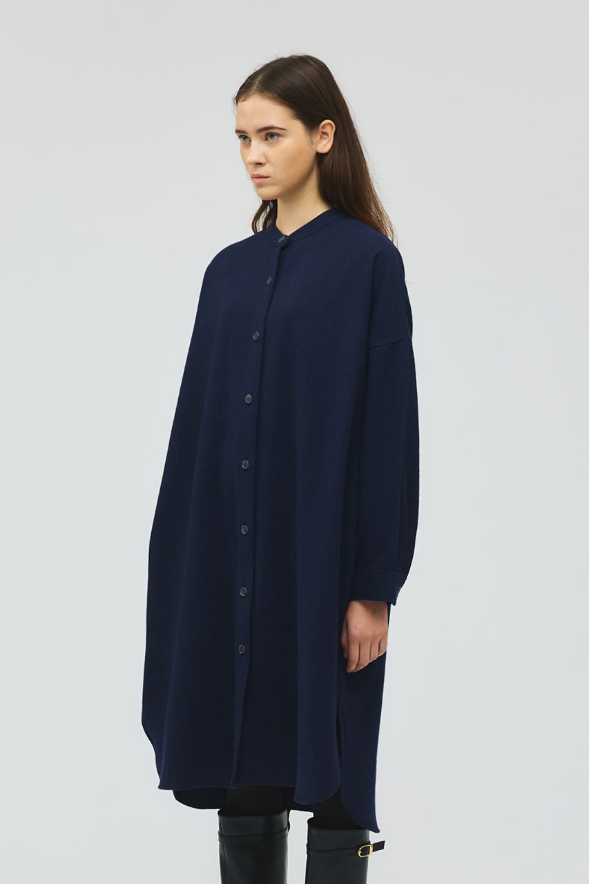 【ミズイロ インド/mizuiro ind】のスタンドカラーシャツワンピース 人気、トレンドファッション・服の通販 founy(ファニー) 　ファッション　Fashion　レディースファッション　Fashion for Women　ワンピース　Dresses　シャツワンピース / 1枚で着映えコーデ　Shirt Dresses　チュニック　Tunic Tops & Dresses　おすすめ　Recommended / Our Picks　シンプル　Simple, Minimal　スタンド　Stand Collar, Upright Stand　チュニック　Tunic, Long Top　ボトム　Bottoms, Lower Wear　ロング　Long, Long-Length　エレガント 上品　Elegant　other-8|ID: prp329100004748482 ipo3291000000034387277