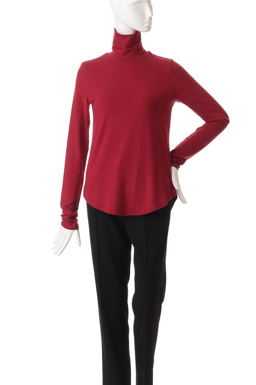 【ミディウミソリッド/MIDIUMISOLID】のhi-neck round hem PO プルオーバー 人気、トレンドファッション・服の通販 founy(ファニー) 　ファッション　Fashion　レディースファッション　Fashion for Women　トップス・カットソー　Cut & Sew Tops　シャツ・ブラウス・オフィスカジュアル　Elegant Blouses & Button-Ups　ロングTシャツ・Tシャツ　Longline T-Shirts & Tees　カジュアルプルオーバー・ニットトップス　Pullovers & Knit Tops / Casual Pullovers　カットソー・ベーシックTシャツ　Cut-and-Sewn Tops / Stretch Tees & Basics　ジャケット　Jacket, Outerwear　スリーブ　Sleeve, Long Sleeve / Short Sleeve　ハイネック　High Neck, Mock Neck　ボトム　Bottoms, Lower Wear　ロング　Long, Long-Length　新作・新入荷　New Arrivals / New In　other-2|ID: prp329100004748483 ipo3291000000034335796