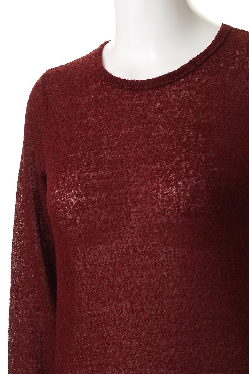 【ミディウミソリッド/MIDIUMISOLID】のwool sheer PO プルオーバー 人気、トレンドファッション・服の通販 founy(ファニー) 　ファッション　Fashion　レディースファッション　Fashion for Women　トップス・カットソー　Cut & Sew Tops　シャツ・ブラウス・オフィスカジュアル　Elegant Blouses & Button-Ups　ロングTシャツ・Tシャツ　Longline T-Shirts & Tees　カジュアルプルオーバー・ニットトップス　Pullovers & Knit Tops / Casual Pullovers　カットソー・ベーシックTシャツ　Cut-and-Sewn Tops / Stretch Tees & Basics　シアー　Sheer, See-Through　シンプル　Simple, Minimal　ジャケット　Jacket, Outerwear　スリーブ　Sleeve, Long Sleeve / Short Sleeve　ベーシック　Basic, Essential　ロング　Long, Long-Length　新作・新入荷　New Arrivals / New In　other-5|ID: prp329100004748484 ipo3291000000034335815