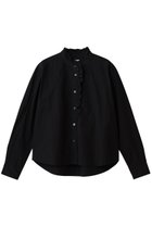【ミディウミ/MidiUmi】のfront half frill shirt シャツ black|ID:prp329100004748487