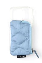 【エーシーン/A SCENE】のiPhone14/14Pro Quilt clear case ライトブルー|ID:prp329100004748491