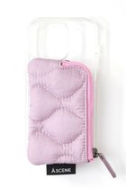 【エーシーン/A SCENE】のiPhone14/14Pro Quilt clear case ピンク|ID:prp329100004748491