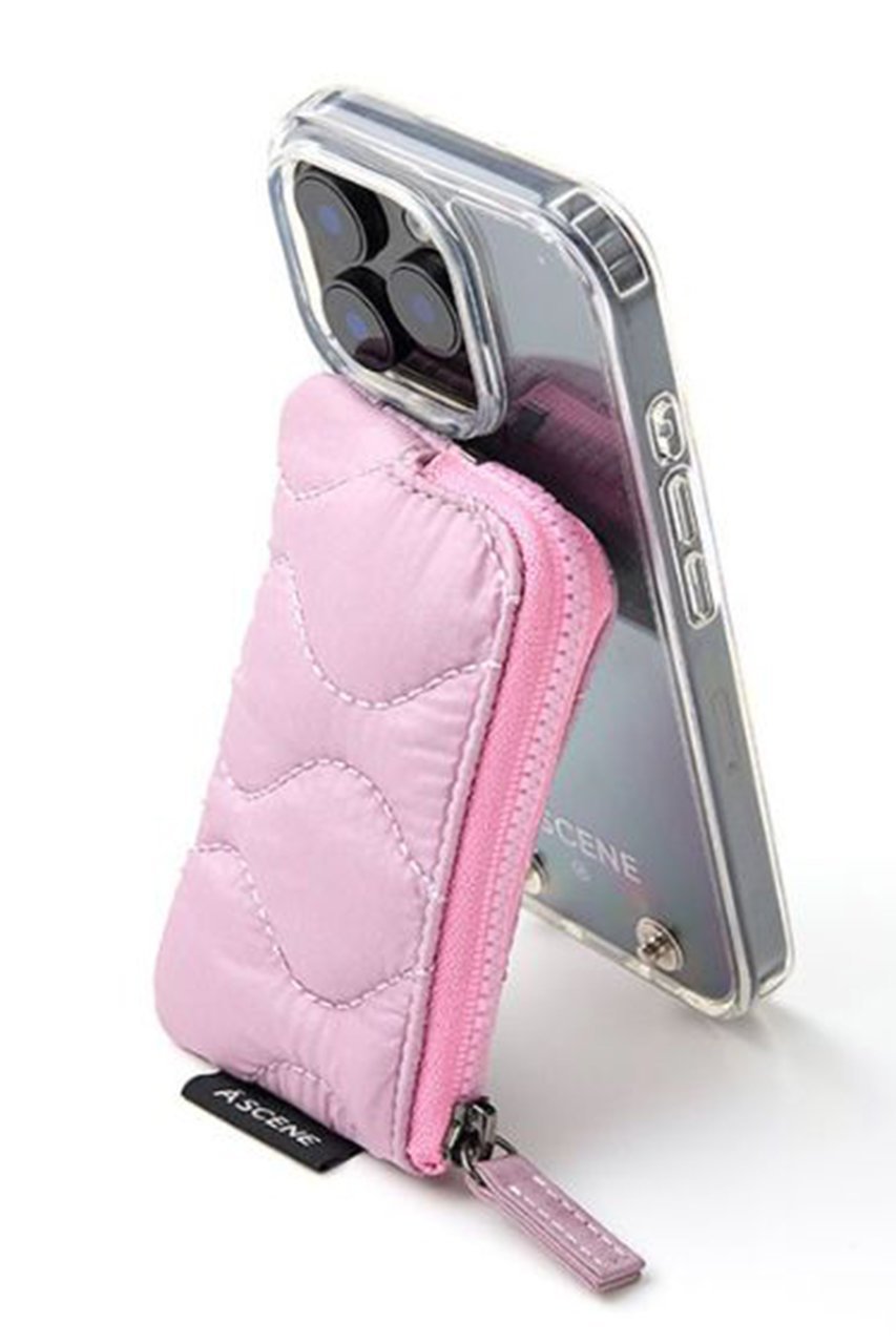 【エーシーン/A SCENE】のiPhone14/14Pro Quilt clear case 人気、トレンドファッション・服の通販 founy(ファニー) 　ファッション　Fashion　レディースファッション　Fashion for Women　iPhone アイフォーン　iPhone　おすすめ　Recommended / Our Picks　キルティング　Quilted, Quilting　チャーム　Charm, Pendant　ポケット　Pocket, Pocket Detail　ミックス　Mix, Mixed Style　A/W・秋冬　Autumn/Winter　other-2|ID: prp329100004748491 ipo3291000000035275285