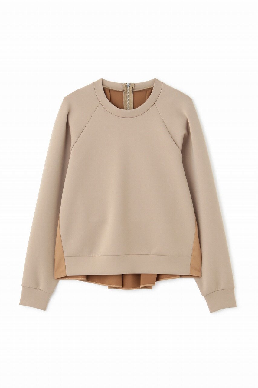 【アドーア/ADORE】のモノテックカットソー インテリア・キッズ・メンズ・レディースファッション・服の通販 founy(ファニー) 　ファッション　Fashion　レディースファッション　Fashion for Women　トップス・カットソー　Cut & Sew Tops　シャツ・ブラウス・オフィスカジュアル　Elegant Blouses & Button-Ups　ロングTシャツ・Tシャツ　Longline T-Shirts & Tees　カットソー・ベーシックTシャツ　Cut-and-Sewn Tops / Stretch Tees & Basics　カットソー　Cut and Sewn Top　スリーブ　Sleeve, Long Sleeve / Short Sleeve　セットアップ　Set-Up, Coordinated Outfit　ドッキング　Docking, Mixed Material　ロング　Long, Long-Length　ベージュ|ID: prp329100004748503 ipo3291000000034336032
