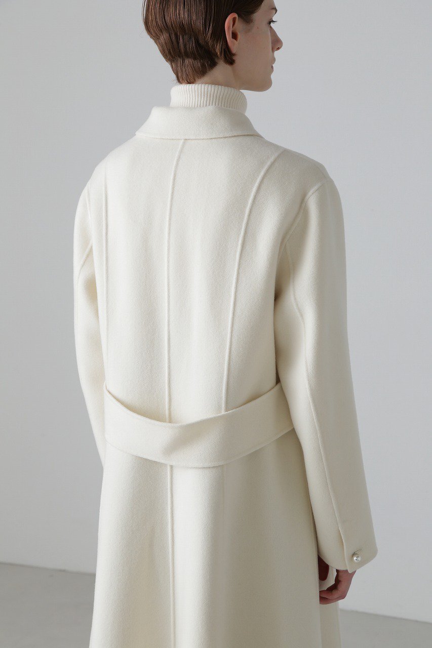 【アドーア/ADORE】のソリッドウールリバーロングコート 人気、トレンドファッション・服の通販 founy(ファニー) 　ファッション　Fashion　レディースファッション　Fashion for Women　アウター　Coat / Outerwear Collection　コート・ロングコート・ピーコート　Long Coats, Peacoats & More　コンシャス　Conscious, Bodycon　ダブル　Double, Double-Breasted　チェスターコート　Chester Coat, Long Coat　パール　Pearl, Pearl Accent　ロング　Long, Long-Length　other-6|ID: prp329100004748530 ipo3291000000034336542