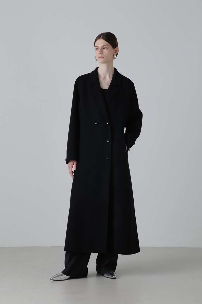 【アドーア/ADORE】のソリッドウールリバーロングコート インテリア・キッズ・メンズ・レディースファッション・服の通販 founy(ファニー) https://founy.com/ ファッション Fashion レディースファッション Fashion for Women アウター Coat / Outerwear Collection コート・ロングコート・ピーコート Long Coats, Peacoats & More コンシャス Conscious, Bodycon ダブル Double, Double-Breasted チェスターコート Chester Coat, Long Coat パール Pearl, Pearl Accent ロング Long, Long-Length |ID: prp329100004748530 ipo3291000000036865446