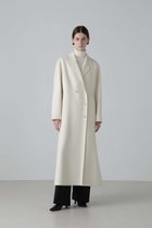 【アドーア/ADORE】のソリッドウールリバーロングコート ホワイト|ID: prp329100004748530 ipo3291000000036865449