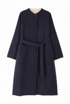 【アドーア/ADORE】のカシミヤ混 2TONE リバーロングコート ネイビー|ID: prp329100004748534 ipo3291000000034336585