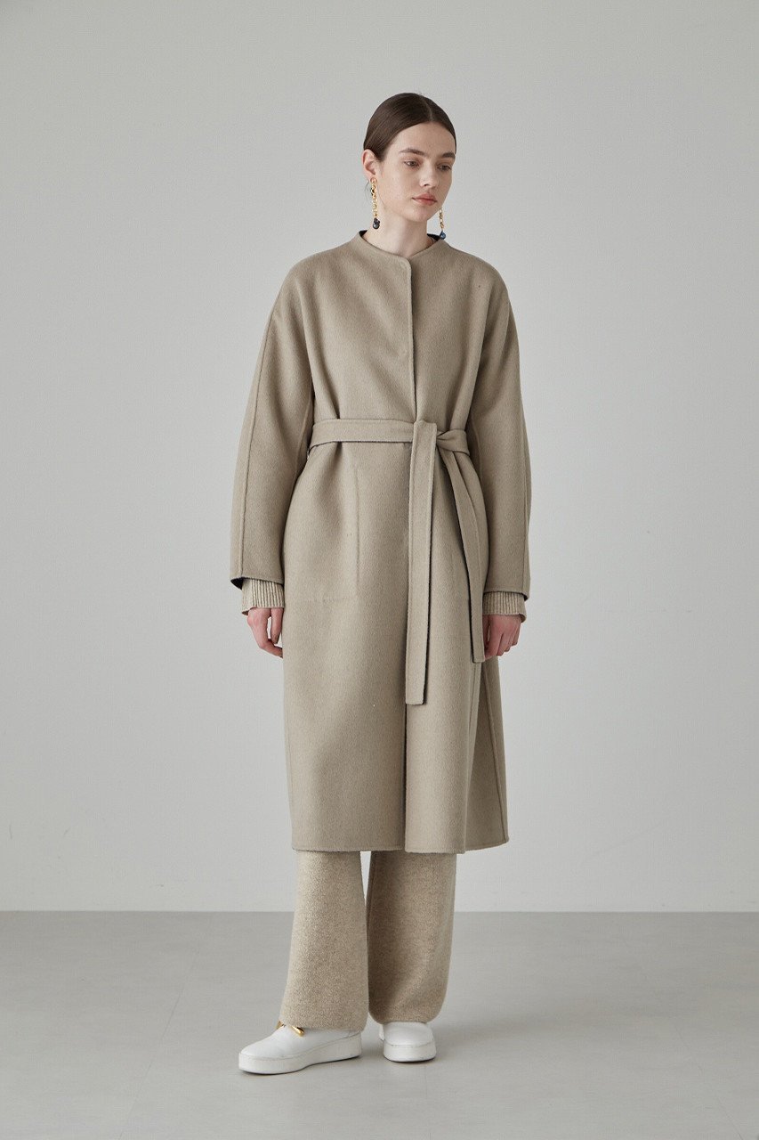 【アドーア/ADORE】のカシミヤ混 2TONE リバーロングコート 人気、トレンドファッション・服の通販 founy(ファニー) 　ファッション　Fashion　レディースファッション　Fashion for Women　アウター　Coat / Outerwear Collection　コート・ロングコート・ピーコート　Long Coats, Peacoats & More　なめらか　Smooth, Silky Texture　カッティング　Cutting Detail　ショルダー　Shoulder, Shoulder Strap　ドロップ　Drop Shoulder, Dropped Style　リバーシブル　Reversible, Two-Sided　ロング　Long, Long-Length　別注　Limited Edition, Custom Order　定番　Standard, Basic Item　other-5|ID: prp329100004748534 ipo3291000000034336589