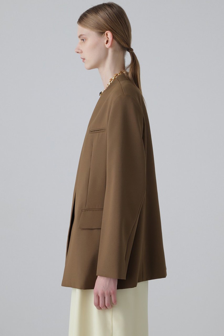 【アドーア/ADORE】のホロウツイルジャケット 人気、トレンドファッション・服の通販 founy(ファニー) 　ファッション　Fashion　レディースファッション　Fashion for Women　アウター　Coat / Outerwear Collection　レディースジャケット・軽アウター　Jackets　シェイプ　Shape, Slim Fit　ジャケット　Jacket, Outerwear　スリット　Slit, Slit Detail　ツイル　Twist, Twisted Detail　フェミニン　Feminine, Girly　other-3|ID: prp329100004748535 ipo3291000000034336645