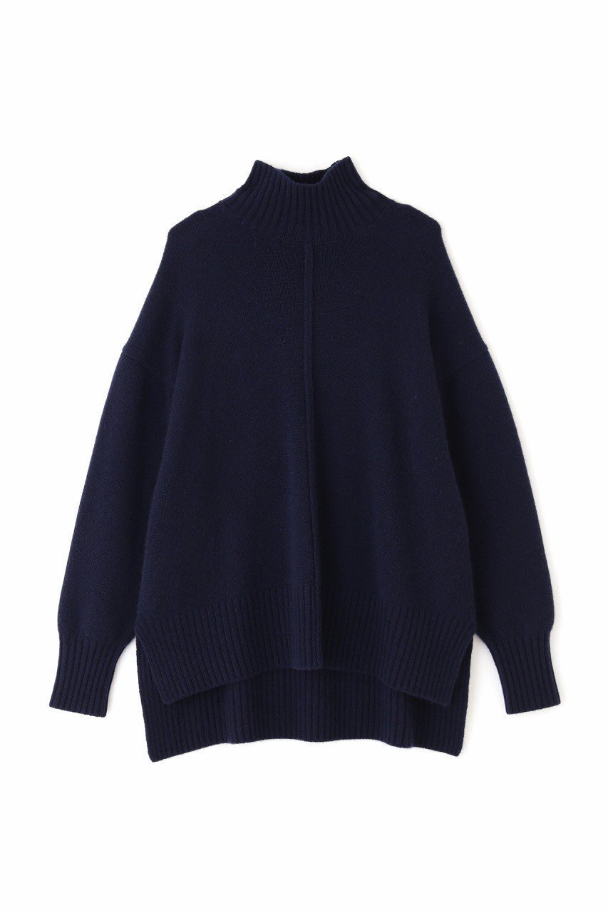 【アドーア/ADORE】のピュアカシミヤニット インテリア・キッズ・メンズ・レディースファッション・服の通販 founy(ファニー) 　ファッション　Fashion　レディースファッション　Fashion for Women　トップス・カットソー　Cut & Sew Tops　ニット　Knit Tops & Sweaters　カジュアルプルオーバー・ニットトップス　Pullovers & Knit Tops / Casual Pullovers　シンプル　Simple, Minimal　パイピング　Piping, Trim Design　プレート　Plate, Dish　メタル　Metal, Metal Parts　今季　This Season, Current Season　定番　Standard, Basic Item　ネイビー|ID: prp329100004748536 ipo3291000000034336727