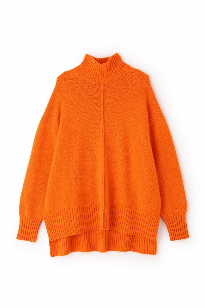 【アドーア/ADORE】のピュアカシミヤニット インテリア・キッズ・メンズ・レディースファッション・服の通販 founy(ファニー) 　ファッション　Fashion　レディースファッション　Fashion for Women　トップス・カットソー　Cut & Sew Tops　ニット　Knit Tops & Sweaters　カジュアルプルオーバー・ニットトップス　Pullovers & Knit Tops / Casual Pullovers　シンプル　Simple, Minimal　パイピング　Piping, Trim Design　プレート　Plate, Dish　メタル　Metal, Metal Parts　今季　This Season, Current Season　定番　Standard, Basic Item　オレンジ|ID: prp329100004748536 ipo3291000000034336728