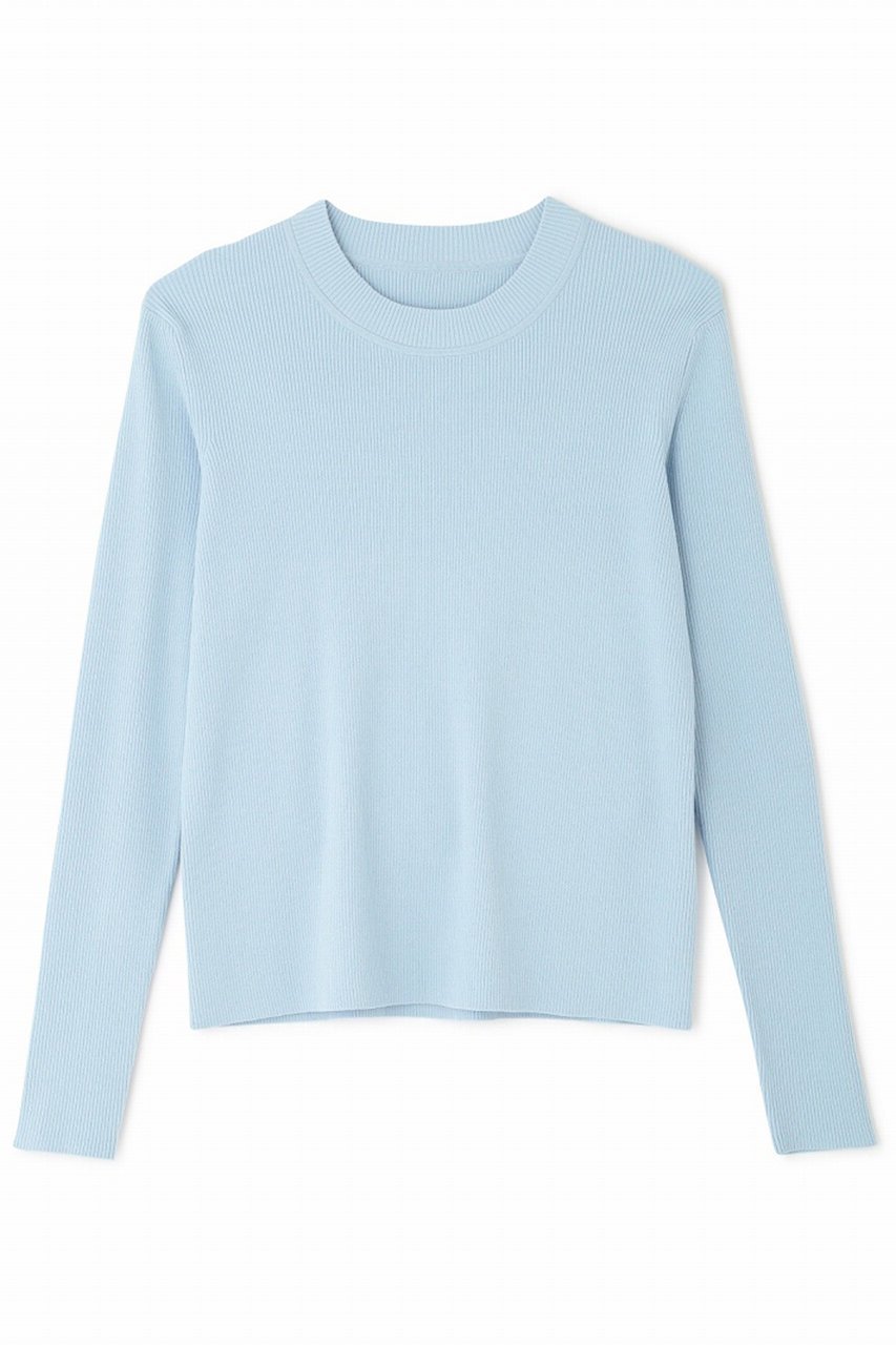 【アドーア/ADORE】のベーシックニット インテリア・キッズ・メンズ・レディースファッション・服の通販 founy(ファニー) 　ファッション　Fashion　レディースファッション　Fashion for Women　トップス・カットソー　Cut & Sew Tops　ニット　Knit Tops & Sweaters　カジュアルプルオーバー・ニットトップス　Pullovers & Knit Tops / Casual Pullovers　ストレッチ　Stretch, Stretchy Fabric　ベーシック　Basic, Essential　リブニット　Rib Knit, Ribbed Knit　定番　Standard, Basic Item　ブルー|ID: prp329100004748537 ipo3291000000034336761