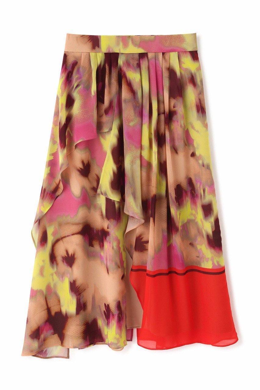 【アドーア/ADORE】のスマッジフラワープリントスカート 人気、トレンドファッション・服の通販 founy(ファニー) 　ファッション　Fashion　レディースファッション　Fashion for Women　スカート　Skirts　ロングスカート　Long Skirts / Maxi & Midi Skirts　シフォン　Chiffon, Lightweight Fabric　トレンド　Trend, Trending Now　ドレープ　Drape, Draping Fabric　プリント　Print, Printed Pattern　モチーフ　Motif, Design Theme　ランダム　Random, Irregular　ロング　Long, Long-Length　 other-1|ID: prp329100004748540 ipo3291000000036015605