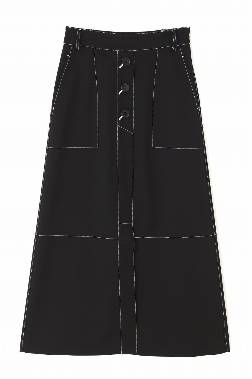 【アドーア/ADORE】のドライストレッチツイルスカート インテリア・キッズ・メンズ・レディースファッション・服の通販 founy(ファニー) 　ファッション　Fashion　レディースファッション　Fashion for Women　スカート　Skirts　ロングスカート　Long Skirts / Maxi & Midi Skirts　ツイル　Twist, Twisted Detail　ドレープ　Drape, Draping Fabric　ロング　Long, Long-Length　エレガント 上品　Elegant　ブラック|ID: prp329100004748542 ipo3291000000034336987