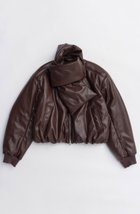 【メゾンスペシャル/MAISON SPECIAL】のLeather Puffer Jacket With Muffler/マフラーセットレザーパッファーブルゾン 人気、トレンドファッション・服の通販 founy(ファニー) ファッション Fashion レディースファッション Fashion for Women アウター Coat / Outerwear Collection レディースジャケット・軽アウター Jackets ブルゾンジャケット・スポーティアウター Blouson Jackets マフラー・スヌード / 冬小物の定番 Scarves & Mufflers ジャケット Jacket, Outerwear フェイクレザー Faux Leather, PU Leather ブルゾン Blouson, Bomber Jacket マフラー Scarf, Muffler エレガント 上品 Elegant 新作・新入荷 New Arrivals / New In thumbnail BRD(ボルドー)|ID: prp329100004748555 ipo3291000000034337145