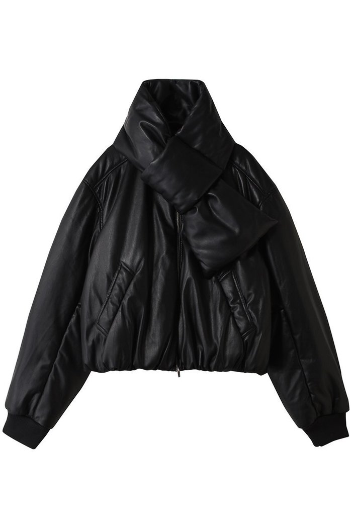 【メゾンスペシャル/MAISON SPECIAL】のLeather Puffer Jacket With Muffler/マフラーセットレザーパッファーブルゾン インテリア・キッズ・メンズ・レディースファッション・服の通販 founy(ファニー) https://founy.com/ ファッション Fashion レディースファッション Fashion for Women アウター Coat / Outerwear Collection レディースジャケット・軽アウター Jackets ブルゾンジャケット・スポーティアウター Blouson Jackets マフラー・スヌード / 冬小物の定番 Scarves & Mufflers ジャケット Jacket, Outerwear フェイクレザー Faux Leather, PU Leather ブルゾン Blouson, Bomber Jacket マフラー Scarf, Muffler エレガント 上品 Elegant |ID: prp329100004748555 ipo3291000000036802571