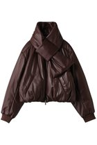 【メゾンスペシャル/MAISON SPECIAL】のLeather Puffer Jacket With Muffler/マフラーセットレザーパッファーブルゾン BRD(ボルドー)|ID: prp329100004748555 ipo3291000000036802575