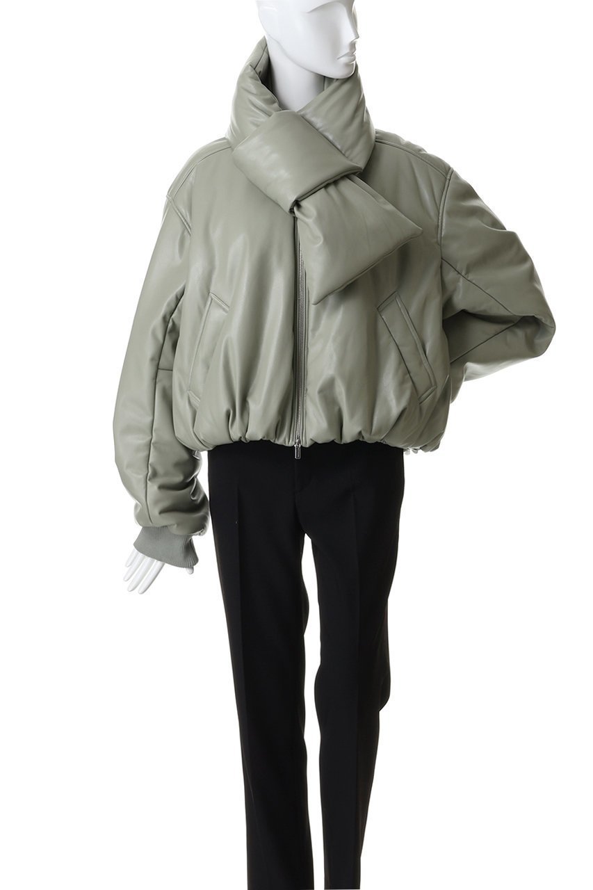 【メゾンスペシャル/MAISON SPECIAL】のLeather Puffer Jacket With Muffler/マフラーセットレザーパッファーブルゾン 人気、トレンドファッション・服の通販 founy(ファニー) ファッション Fashion レディースファッション Fashion for Women アウター Coat / Outerwear Collection レディースジャケット・軽アウター Jackets ブルゾンジャケット・スポーティアウター Blouson Jackets マフラー・スヌード / 冬小物の定番 Scarves & Mufflers ジャケット Jacket, Outerwear フェイクレザー Faux Leather, PU Leather ブルゾン Blouson, Bomber Jacket マフラー Scarf, Muffler エレガント 上品 Elegant other-2|ID: prp329100004748555 ipo3291000000036802579