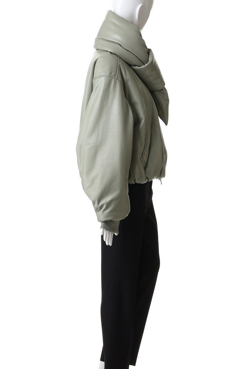 【メゾンスペシャル/MAISON SPECIAL】のLeather Puffer Jacket With Muffler/マフラーセットレザーパッファーブルゾン 人気、トレンドファッション・服の通販 founy(ファニー) ファッション Fashion レディースファッション Fashion for Women アウター Coat / Outerwear Collection レディースジャケット・軽アウター Jackets ブルゾンジャケット・スポーティアウター Blouson Jackets マフラー・スヌード / 冬小物の定番 Scarves & Mufflers ジャケット Jacket, Outerwear フェイクレザー Faux Leather, PU Leather ブルゾン Blouson, Bomber Jacket マフラー Scarf, Muffler エレガント 上品 Elegant other-3|ID: prp329100004748555 ipo3291000000036802581