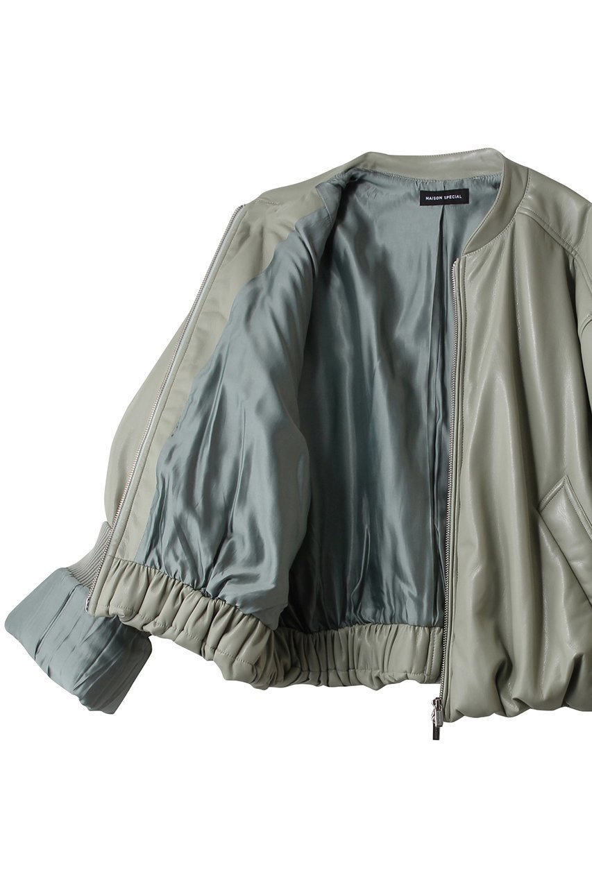 【メゾンスペシャル/MAISON SPECIAL】のLeather Puffer Jacket With Muffler/マフラーセットレザーパッファーブルゾン 人気、トレンドファッション・服の通販 founy(ファニー) ファッション Fashion レディースファッション Fashion for Women アウター Coat / Outerwear Collection レディースジャケット・軽アウター Jackets ブルゾンジャケット・スポーティアウター Blouson Jackets マフラー・スヌード / 冬小物の定番 Scarves & Mufflers ジャケット Jacket, Outerwear フェイクレザー Faux Leather, PU Leather ブルゾン Blouson, Bomber Jacket マフラー Scarf, Muffler エレガント 上品 Elegant other-6|ID: prp329100004748555 ipo3291000000036802587