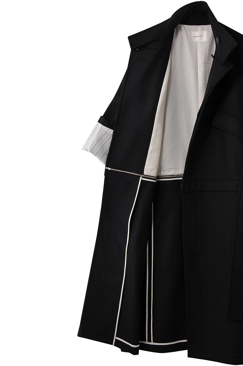 【メゾンスペシャル/MAISON SPECIAL】の2way Stand Collar Coat/2WAYスタンドカラーコート 人気、トレンドファッション・服の通販 founy(ファニー) 　ファッション　Fashion　レディースファッション　Fashion for Women　アウター　Coat / Outerwear Collection　コート・ロングコート・ピーコート　Long Coats, Peacoats & More　ショート　Short, Short Length　スタンド　Stand Collar, Upright Stand　ブルゾン　Blouson, Bomber Jacket　ロング　Long, Long-Length　エレガント 上品　Elegant　再入荷　Restock / Back in Stock　other-7|ID: prp329100004748558 ipo3291000000035716980