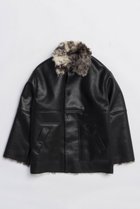 【メゾンスペシャル/MAISON SPECIAL】のReversible Mouton Coat/リバーシブルムートンコート BLK(ブラック)|ID: prp329100004748559 ipo3291000000034337186